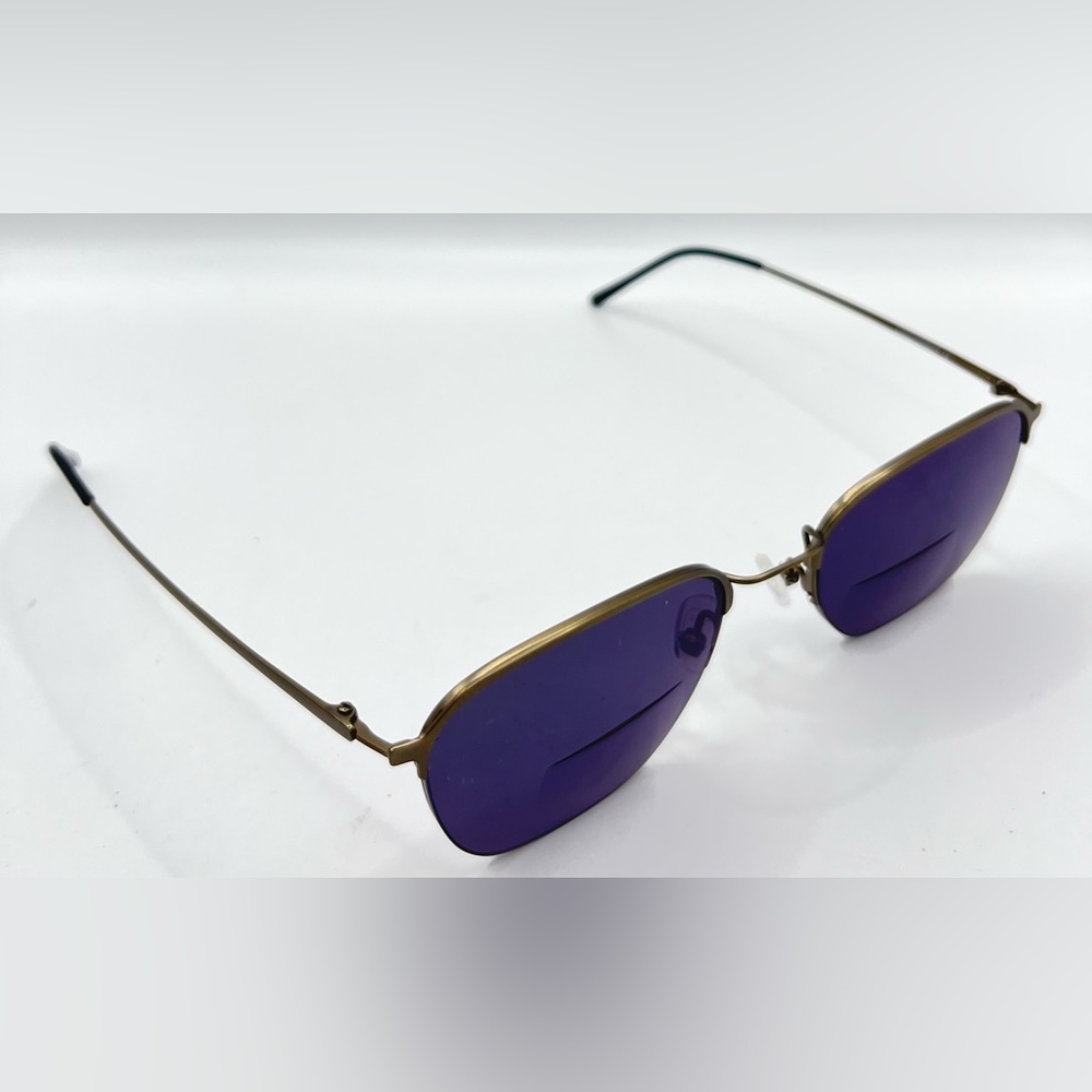 Eyebuydirect ENYA Gold Oval Half-Rim Sunglasses Frames Only